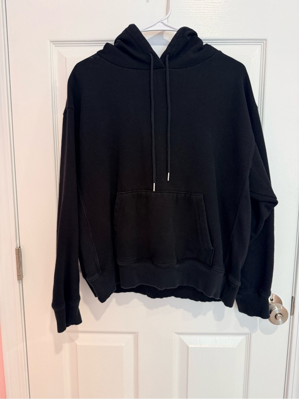PINK Victoria's Secret Black Zip-Up Hoodie